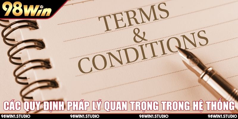 Các quy định pháp lý quan trọng trong hệ thống